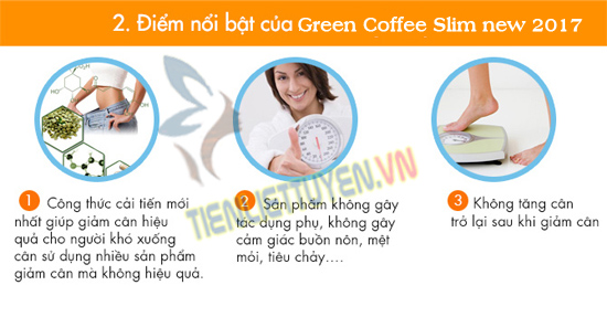 giảm cân bằng green coffee, giam can bang green coffee, green coffee, Green Coffee slim new 2017