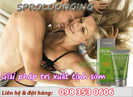 Gel SPROLOONGING chữa xuất tinh sớm